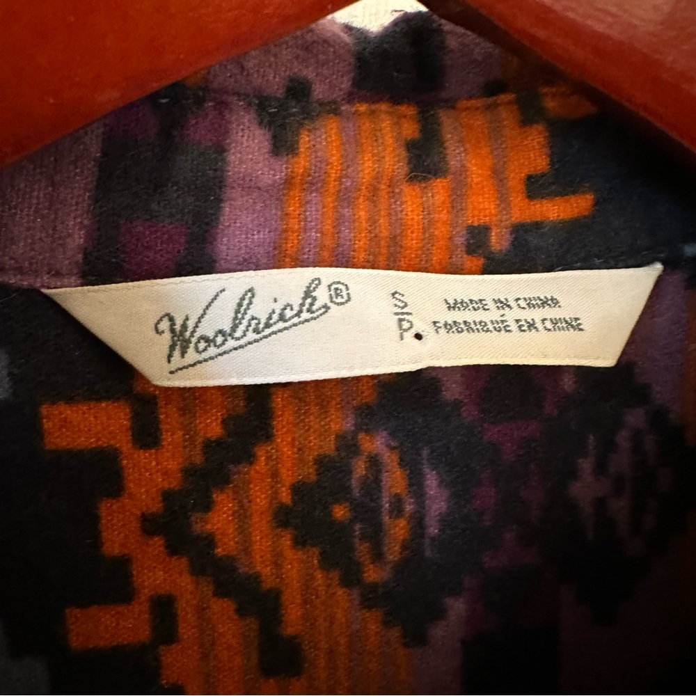 Woolrich Aztec Design Shirt S - Picture 4 of 6